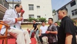 中华奇人张天师（张云斐）收徒唐玉忠、钱来宝