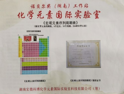 【诺贝尔奖孵化中心会客厅】-【诺贝尔化学奖孵化课题：新化学元素周期表-《宏观元素周期表》】